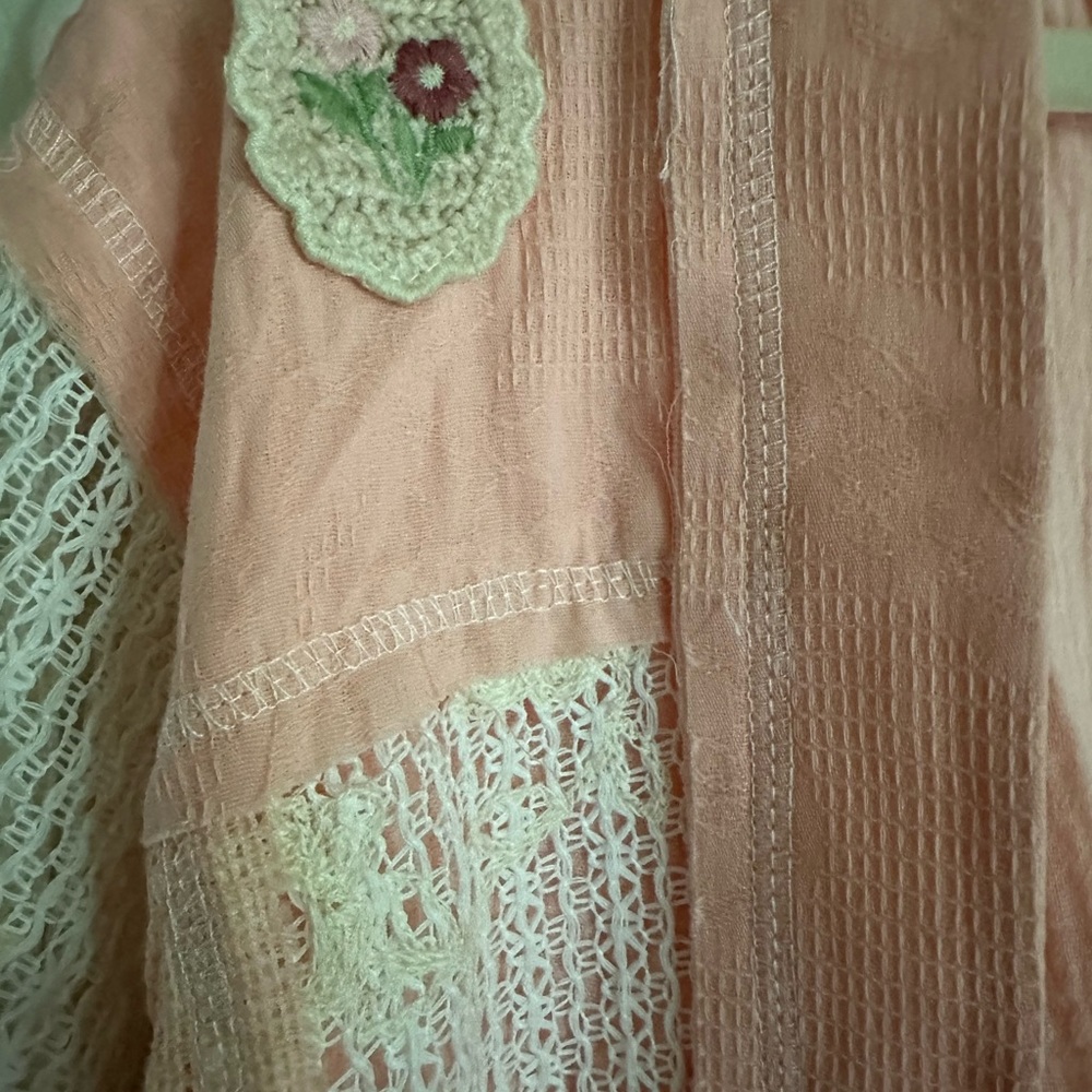 POL S Floral Lace Patchwork Kimono - Picture 6 of 9